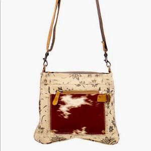 Shabby shoulder cowhide bag